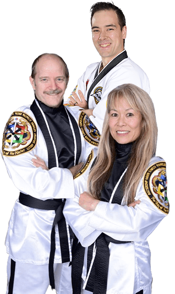 Karen, David & Michael Bennett Cloverdale Black Belt Academy